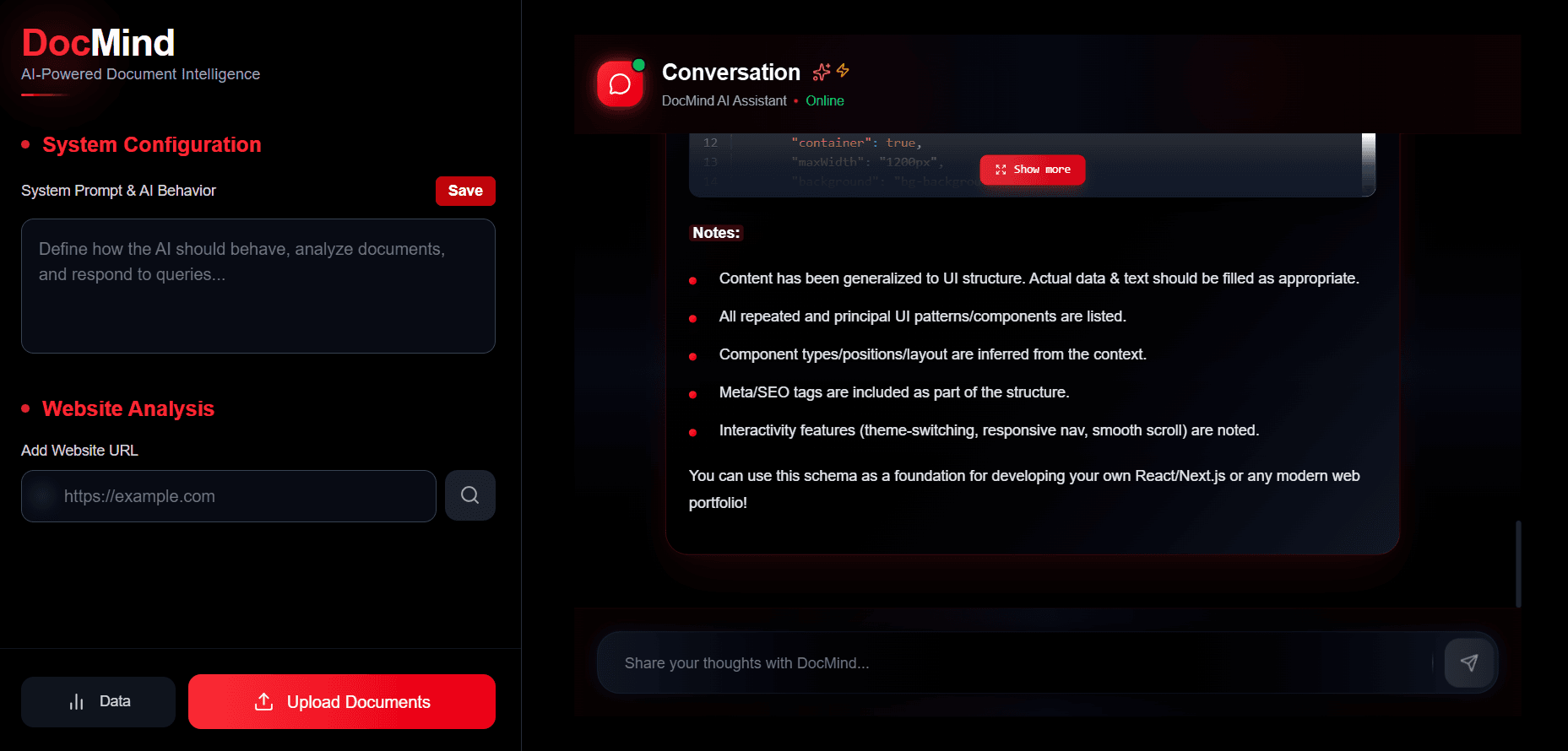 Doc Mind : RAG based application